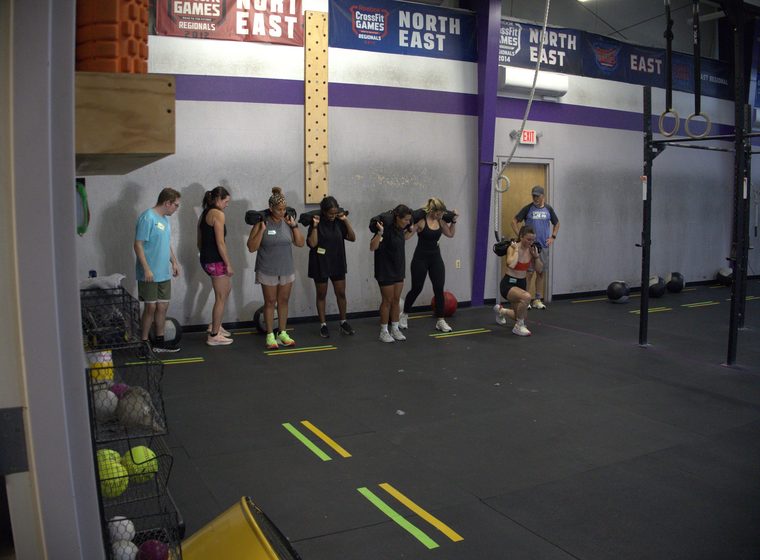 The Flower City crew at a competition